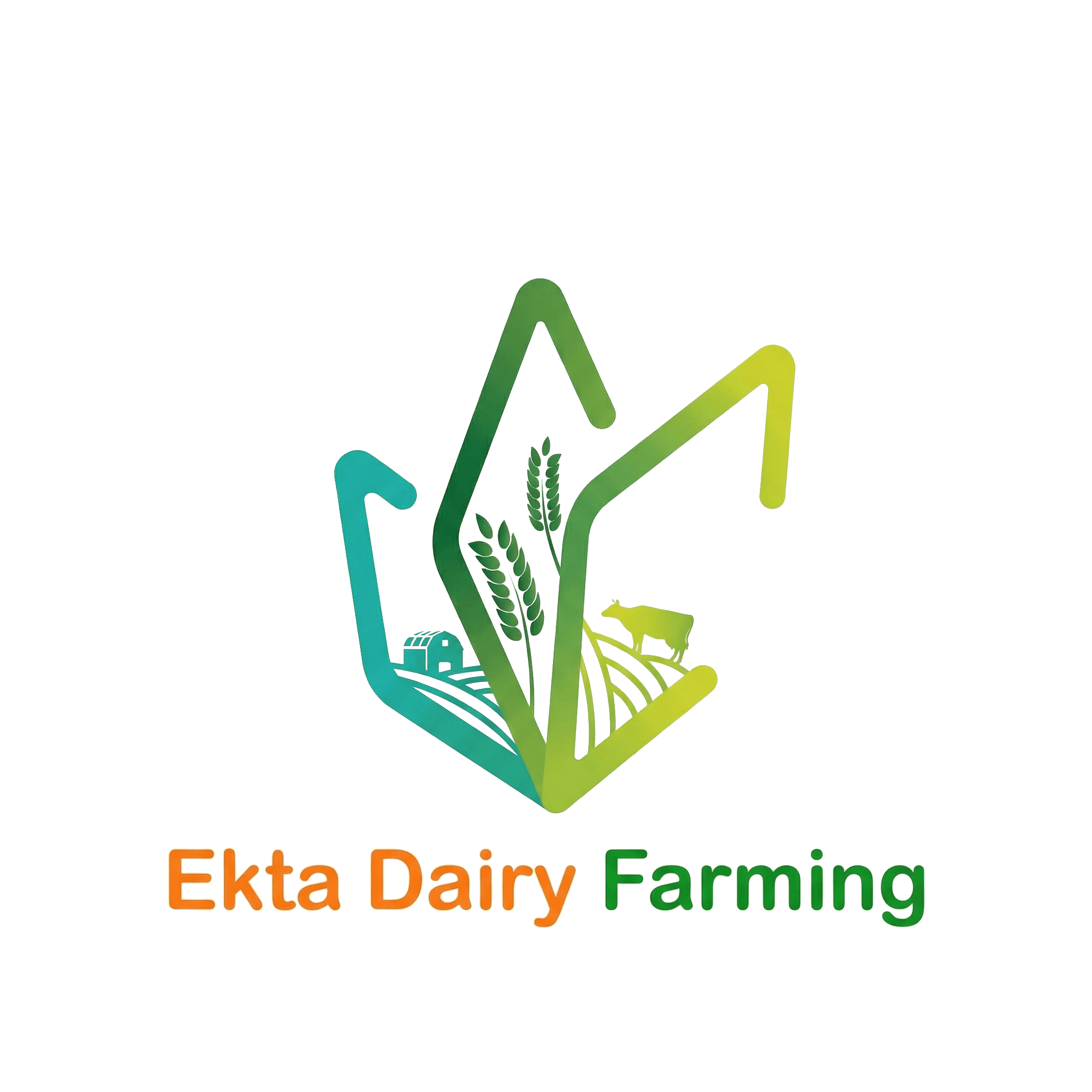 Ekta Dairy Farming Logo